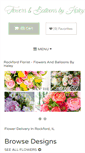 Mobile Screenshot of flowersandballoonsrockfordil.com